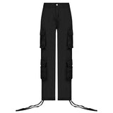 Low Waist Casual Cargo Pants - MAXIME