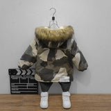 Boy Winter Camouflage Padded Jacket - MAXIME