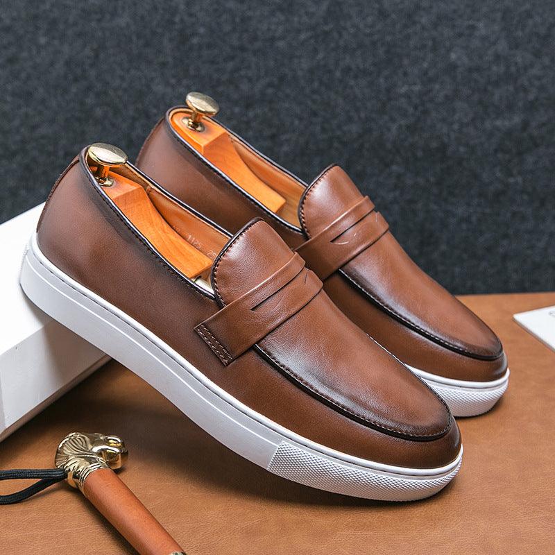 Male Business Casual Leather Shoes - MAXIME