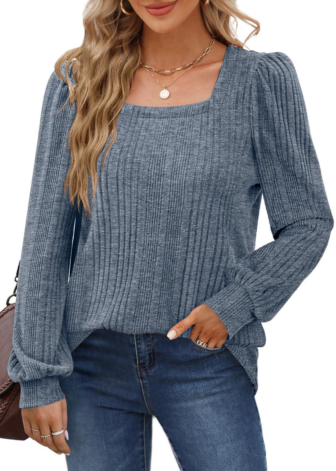 Maxime Casual Long Sleeve Top - MAXIME