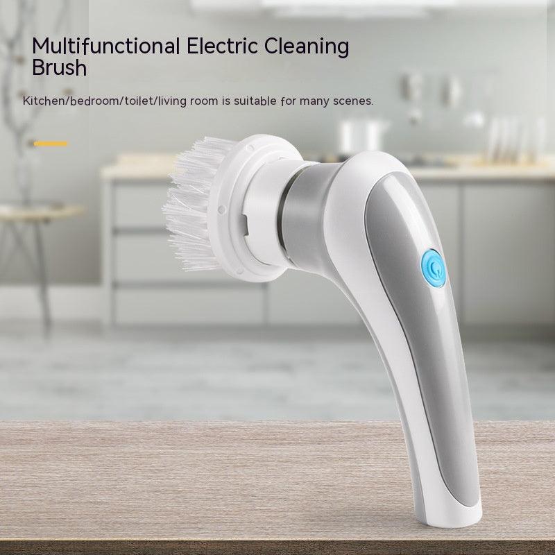 Electric Cleaning Brush 4 In 1 Spinning Scrubber Handheld Electric Cordless Cleaning Brush Portable - MAXIME