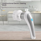 Electric Cleaning Brush 4 In 1 Spinning Scrubber Handheld Electric Cordless Cleaning Brush Portable - MAXIME