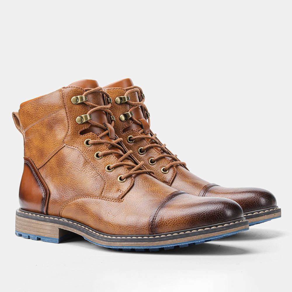 Mens Fashion High Top Vintage Martin Boots - MAXIME