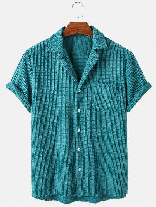 Loose Lapel Men's Shirt - MAXIME