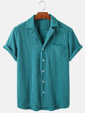 Loose Lapel Men's Shirt - MAXIME