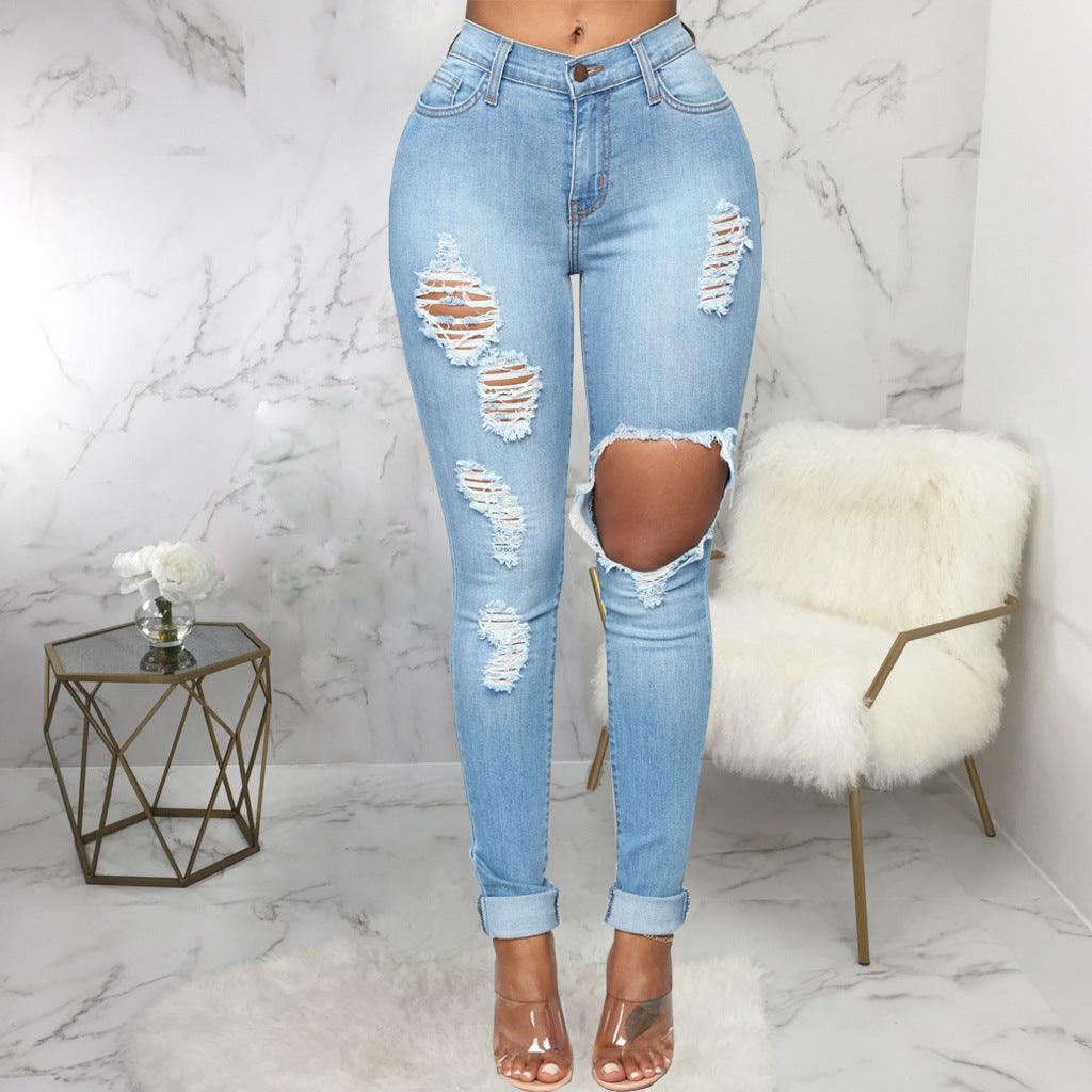 Stretch High Waist Denim Wash - MAXIME