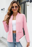 Fashion Women With Pockets Suit Jacket Tops - MAXIME