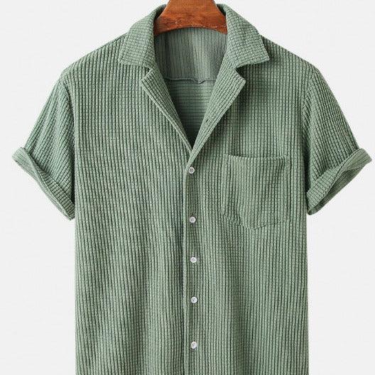 Loose Lapel Men's Shirt - MAXIME