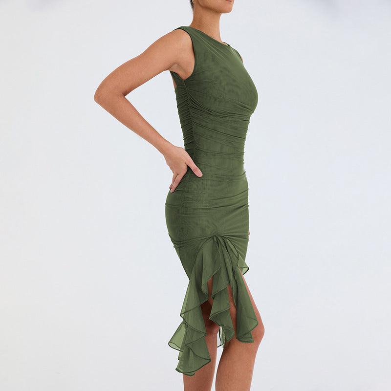 Slim Skinny Sleeveless Dress - MAXIME