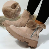 Maxime Thick Plush Snow Boots Women - MAXIME