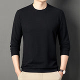 Thin Round Neck Long Sleeve Men's Top - MAXIME