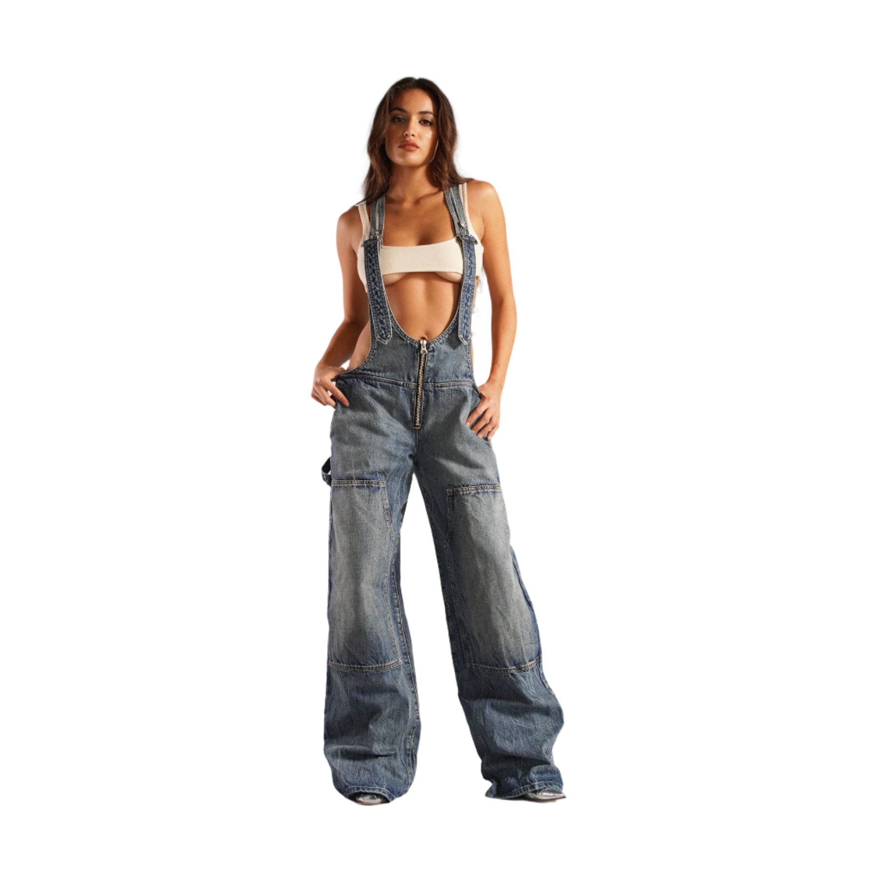 Jumpsuit Streetwear Jeans Pants - MAXIME