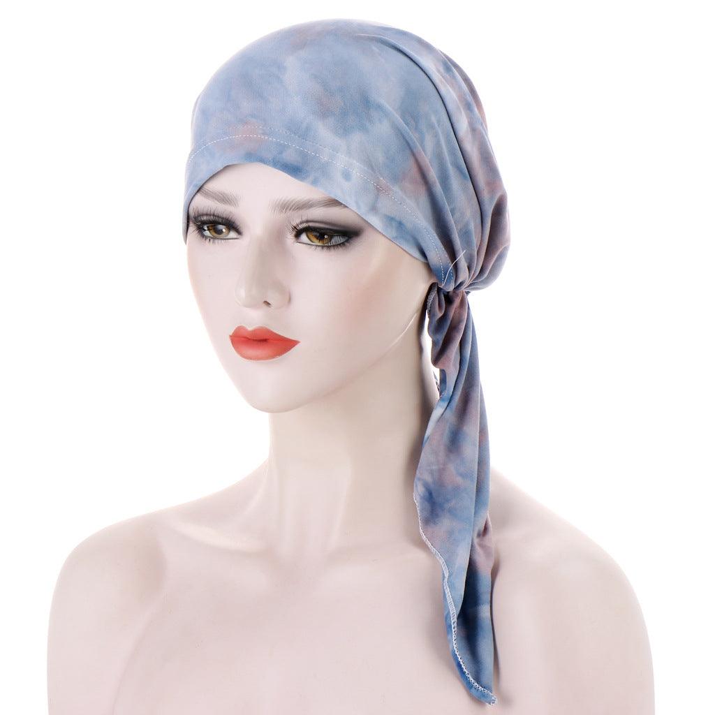 Maxime Curved Tail Turban Hat - MAXIME