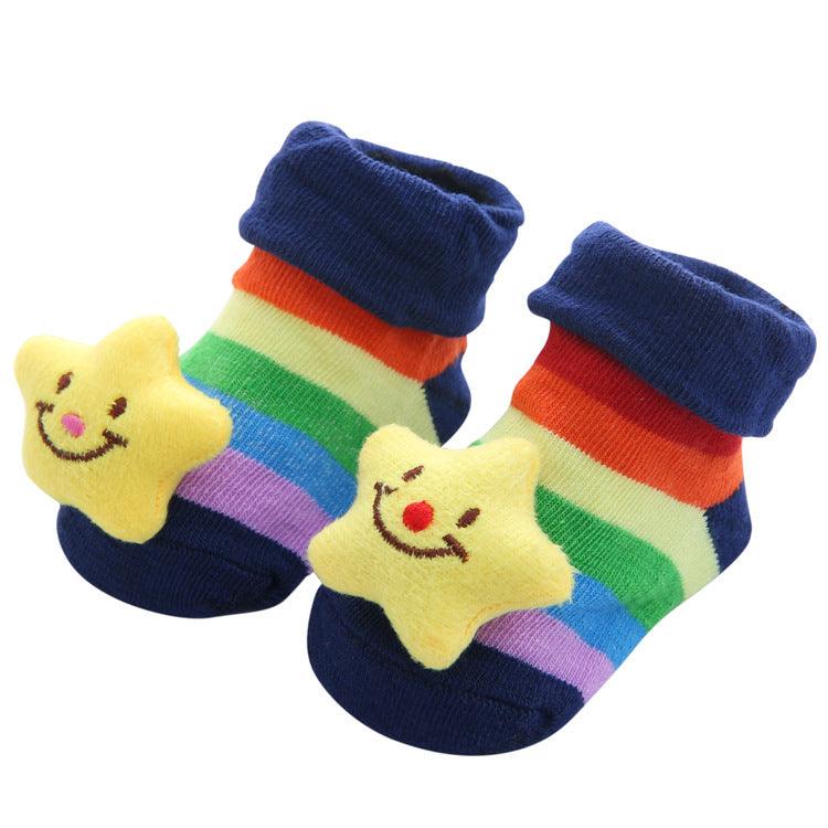 Cotton Cartoon Non-slip Baby Floor Socks - MAXIME