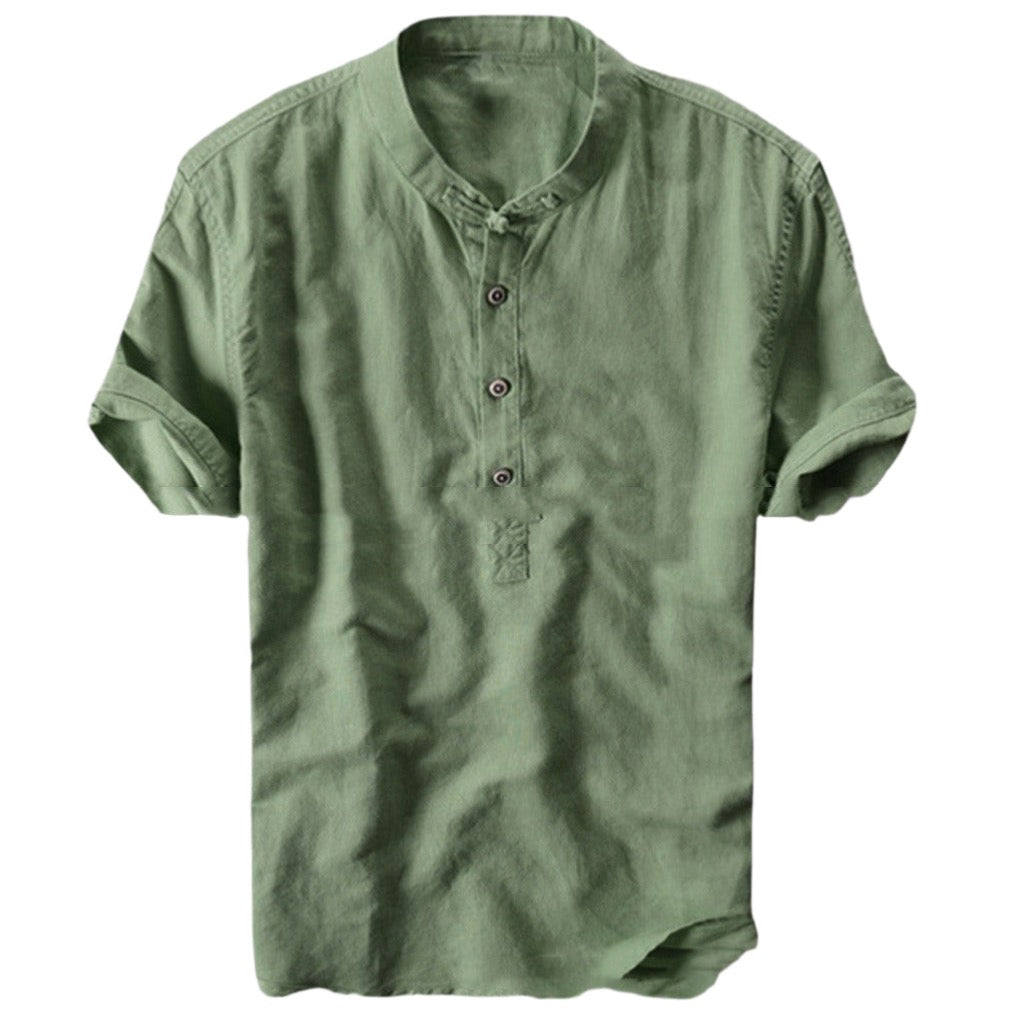 Summer Short-Sleeved Shirt Men - MAXIME