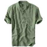 Summer Short-Sleeved Shirt Men - MAXIME