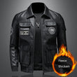 Men's Coat Casual Leather Clothing Slim Fit - MAXIME