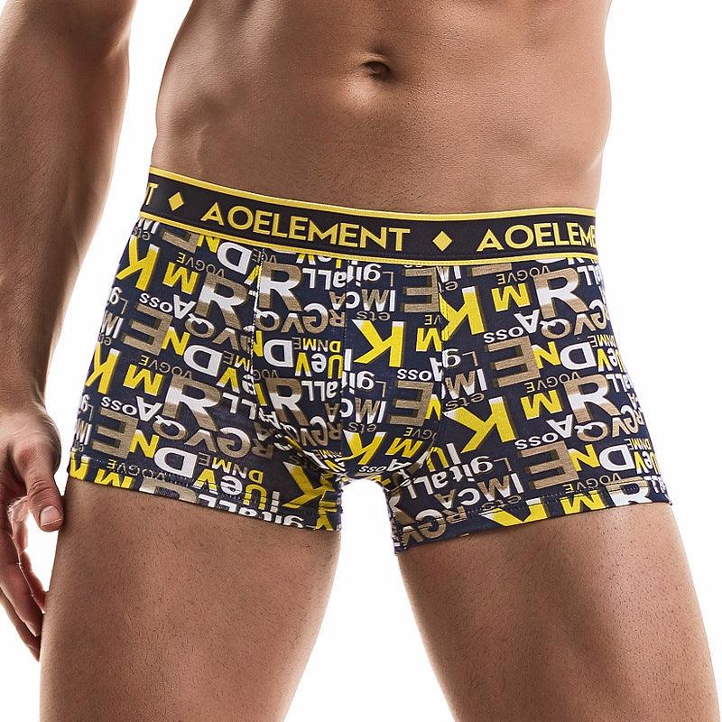 Men's Underwear, Breathable And Comfortable Mid-waist - MAXIME