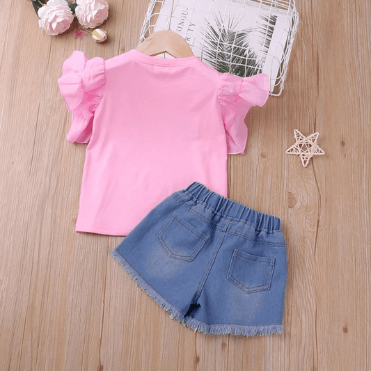 Humor Bear Combination Kids Clothing Sets Children clothing Girls Clothes Brand Girls Clothing Sets - MAXIME