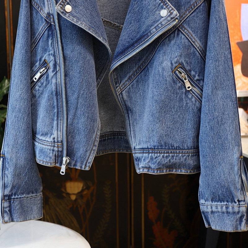 Long-sleeve Style Denim Coat Jacket Women - MAXIME