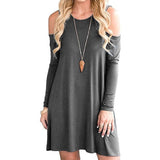 Maxime Off-the-shoulder Long Sleeve Dress - MAXIME