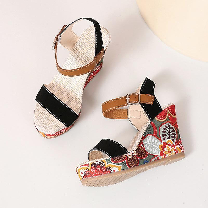 High Wedge Sandals - MAXIME