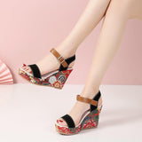 High Wedge Sandals - MAXIME