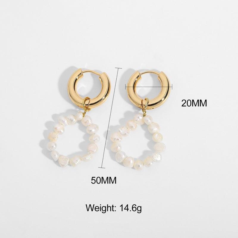 Pearl Element Earrings - MAXIME