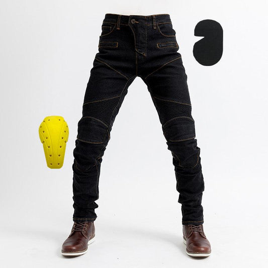 Protective Gear Denim Cycling Pants - MAXIME