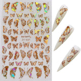 Butterfly Nail Sticker Simulation Bronzing Laser - MAXIME