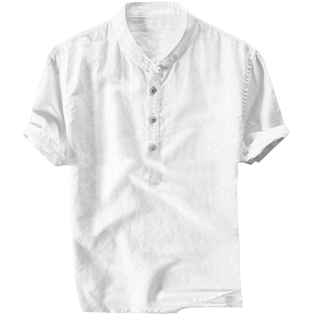 Summer Short-Sleeved Shirt Men - MAXIME