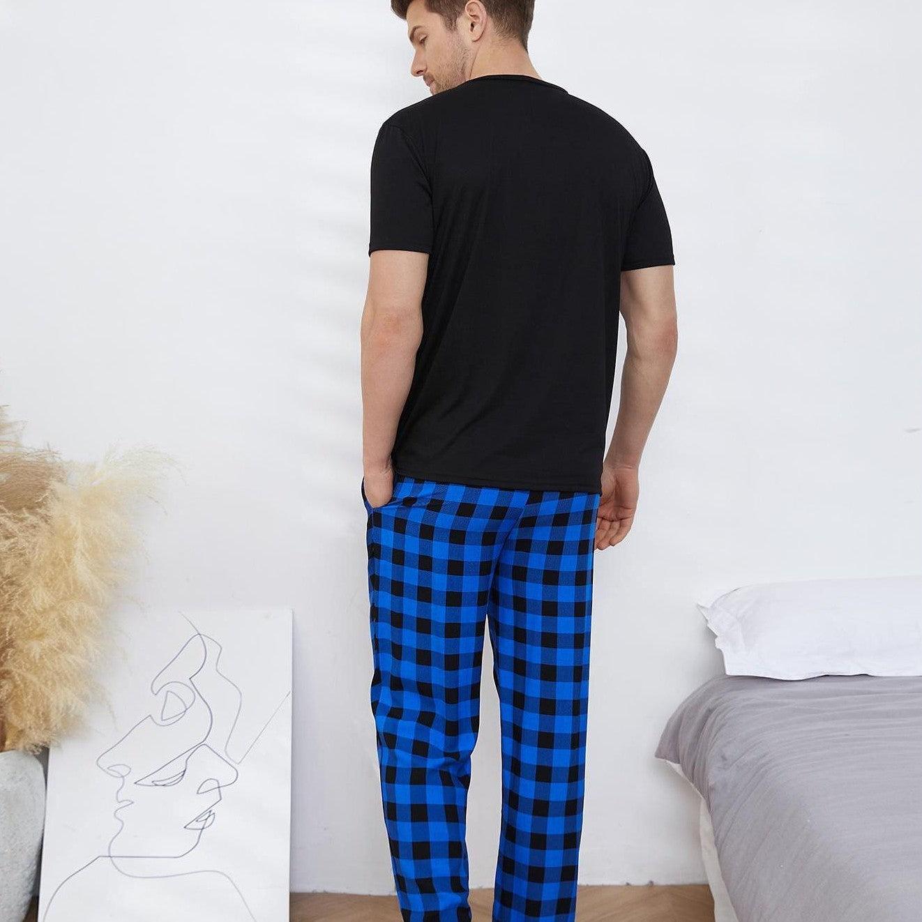 Men's Pajamas Set Short-sleeved - MAXIME