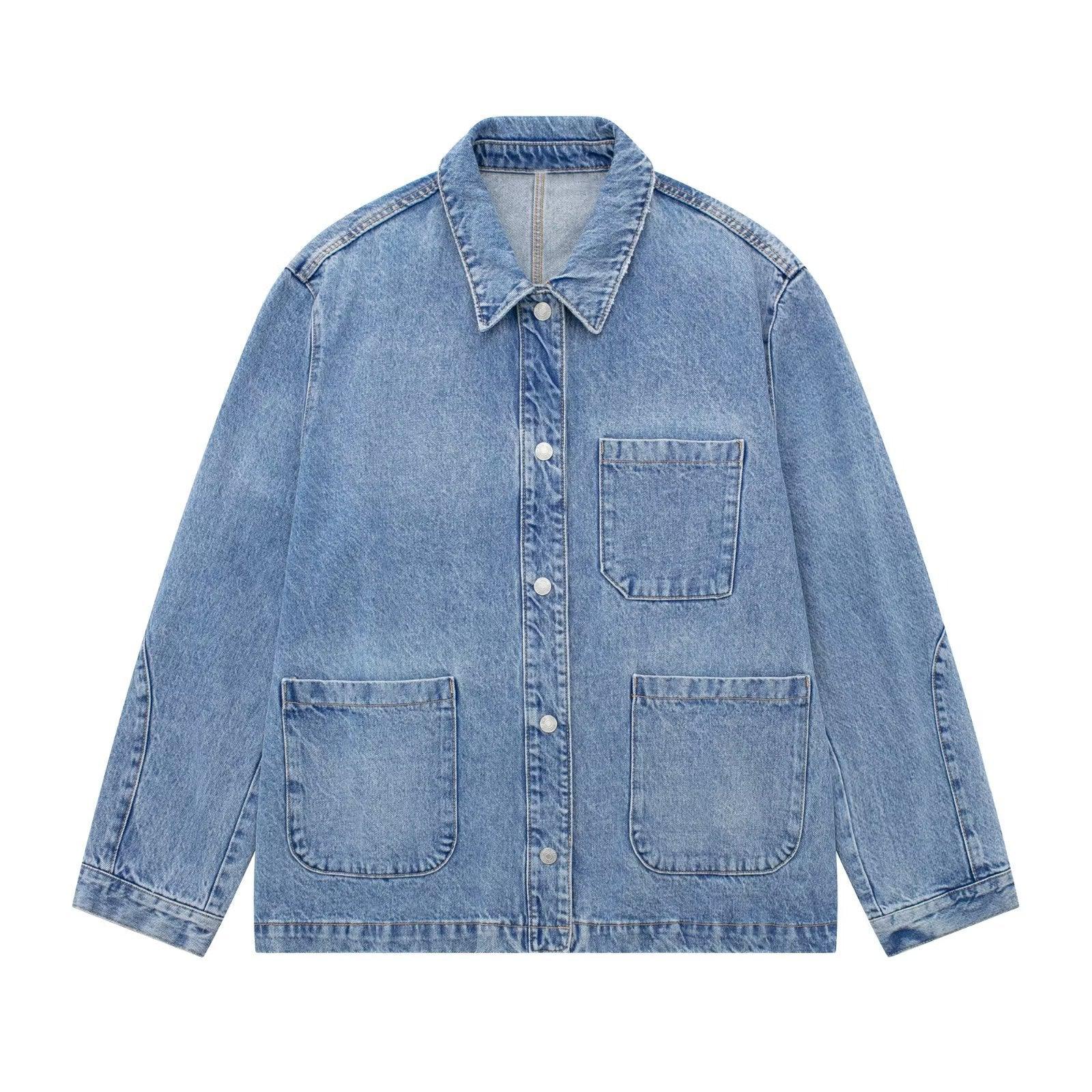 Loose Denim Jacket Coat Women's Jeans - MAXIME