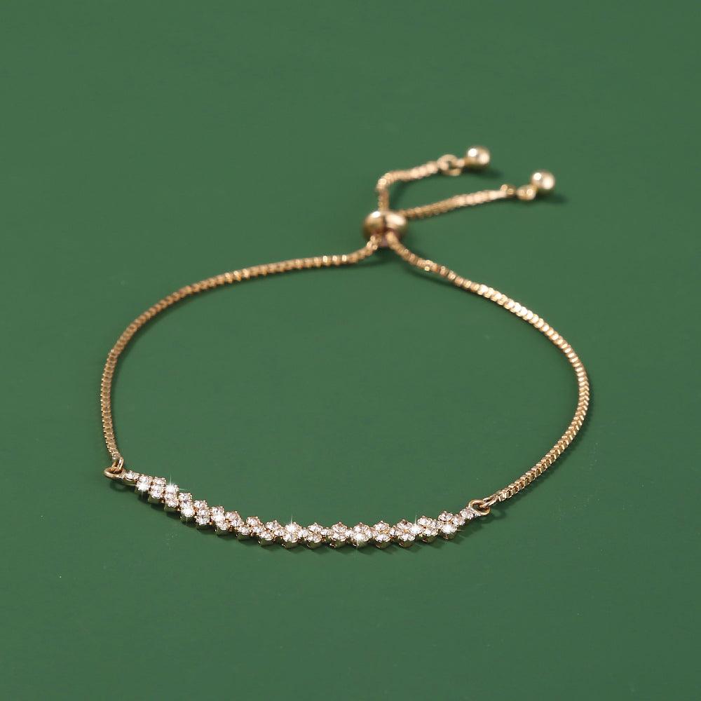 Pulled Brass Bead Bracelet - MAXIME