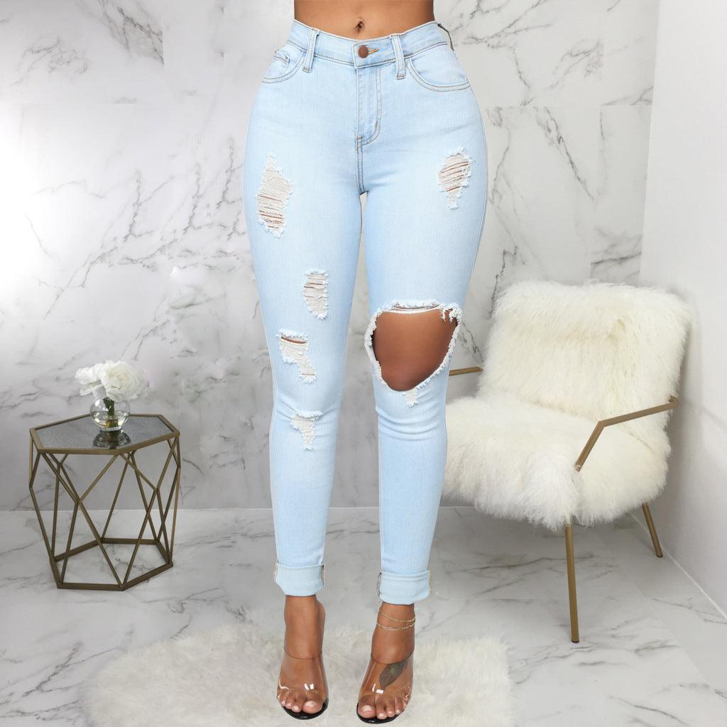 Stretch High Waist Denim Wash - MAXIME