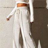 MAXIME Casual Straight-leg Pants - MAXIME