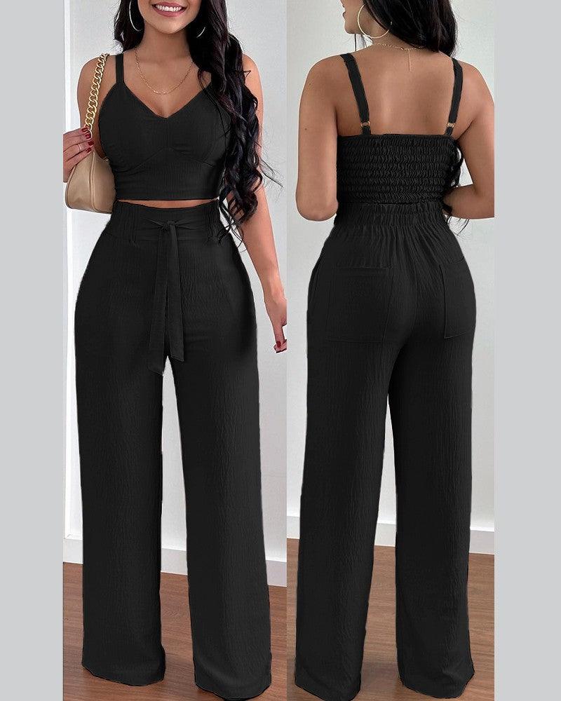 Maxime Suspenders Two-piece Suit Women - MAXIME