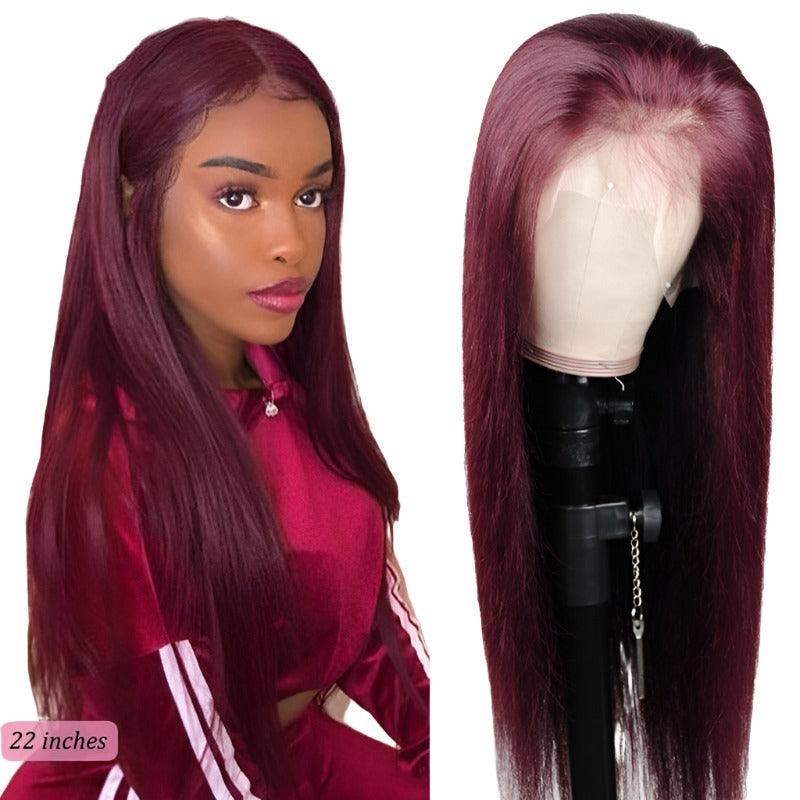 T-part Lace Frontal Wigs Real Hairstyle Headgear - MAXIME