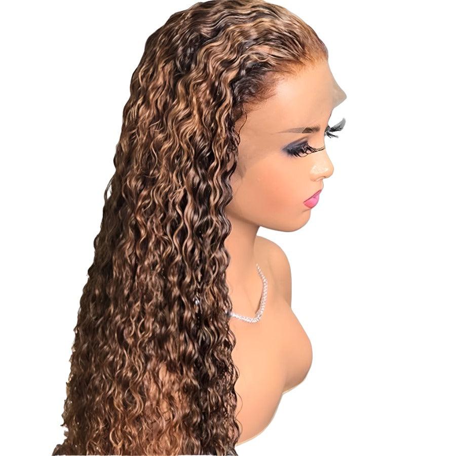 Real Hair Highlighting Headgear Lace Frontal Wi - MAXIME