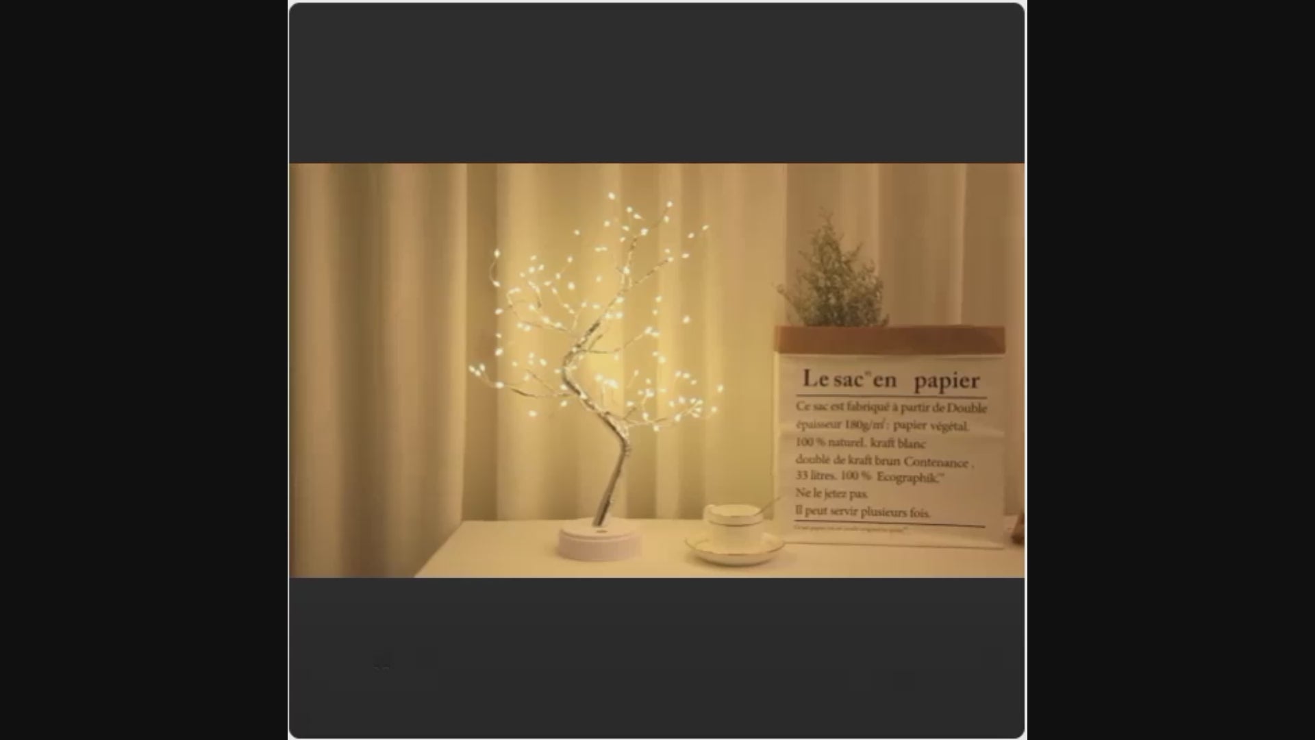 Funkelnde Fee Geist Baum Lampe 108 LED DIY Künstliche Schlafzimmer Nachtlicht 8 Modi USB Batterie Bonsai Baum Nachtlicht Fernbedienung